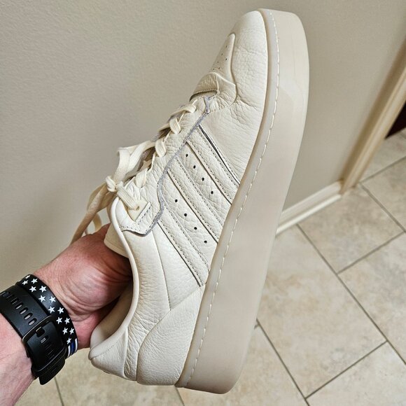 Adidas Men's Rivalry Lux Low Sneakers, Cloud/Ivory, Sz 12.5 - Picture 14 of 16